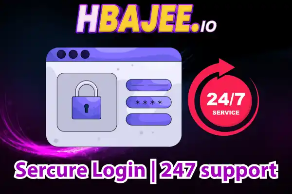 Your Account is Safe with Hbajee Hbajee offers secure login, easy password recovery, and 24/7 customer support.